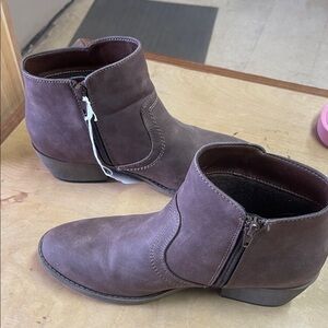 Maurices Taupe Ankle Booties